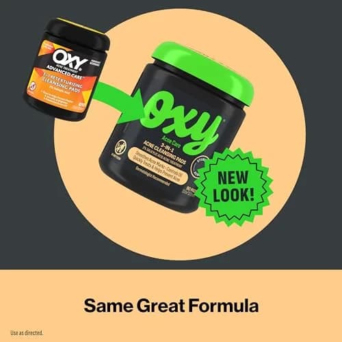 Oxy 3-IN-1 Acne Facial Cleansing Pads 90 Pads | Maximum Strength 2% Salicylic Acid for Acne & Oil Control thumbnail 6