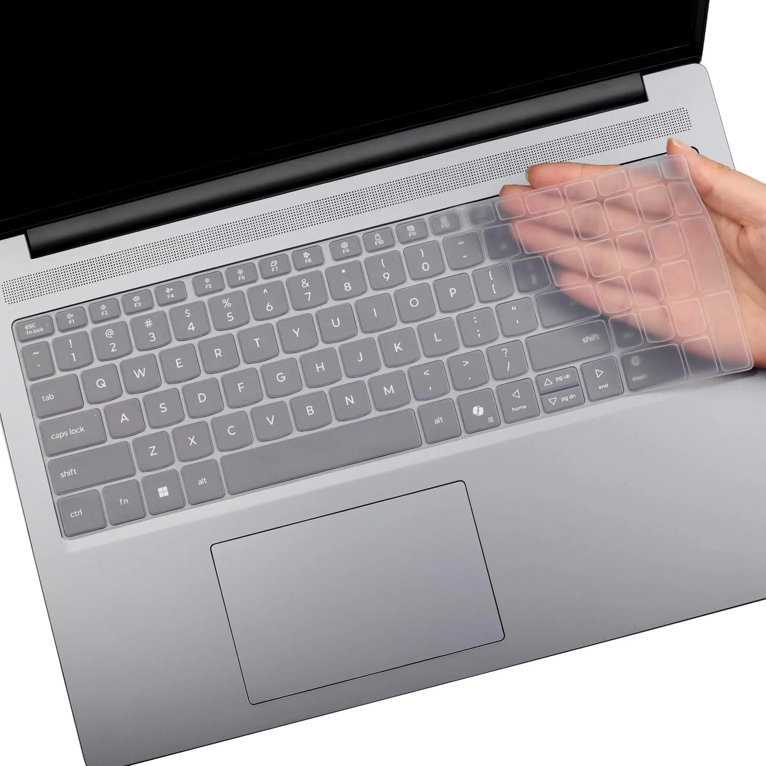 MUBUY-GOL Keyboard Cover for Lenovo IdeaPad Slim 3/5 15.3" 16" (Gen 10/11) Ombre Pink | Protects from Spills & Dust — Clear