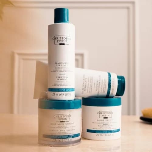 Christophe Robin Purifying Scalp Scrub with Sea Salt 250ml | Deep Cleansing Detox for Oily Roots & Sensitive Scalps thumbnail 6