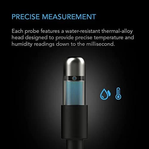 AC Infinity Controller Sensor Probe 6.1m (20 ft) Pack of 2 | Precise Temperature & Humidity Readings for Climate Control thumbnail 2