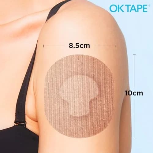 OK TAPE Adhesive Patches for Medtronic Guardian 60 Count (Pack of 4) | Waterproof & Sweatproof CGM Sensor Patches thumbnail 6