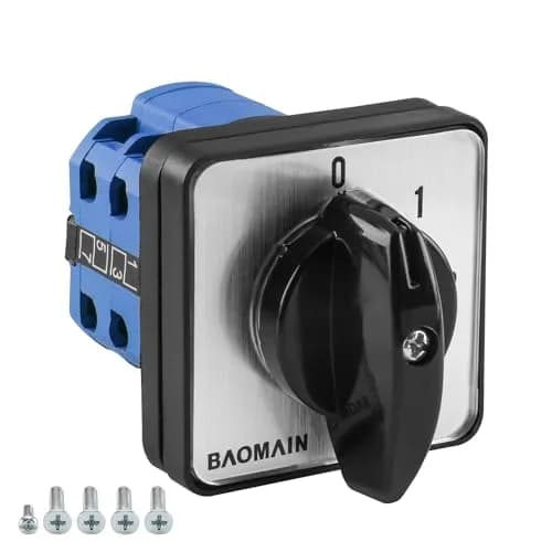 Baomain 20A 660V 5-Position Rotary Selector Switch | Pack of 2 thumbnail 7