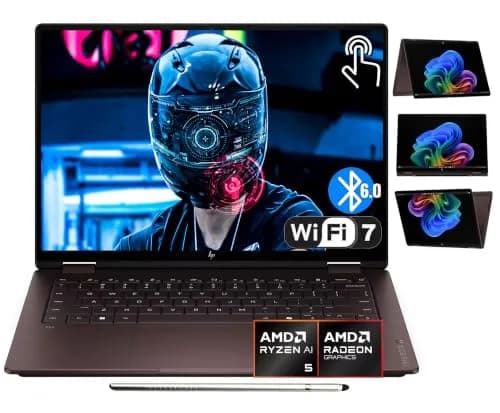 HP OmniBook X Flip 2-in-1 AI Laptop 14" 2K OLED Touchscreen | AMD Ryzen AI 5 430, 16GB LPDDR5X, 512GB SSD, Wi-Fi 7, Win11 thumbnail 1