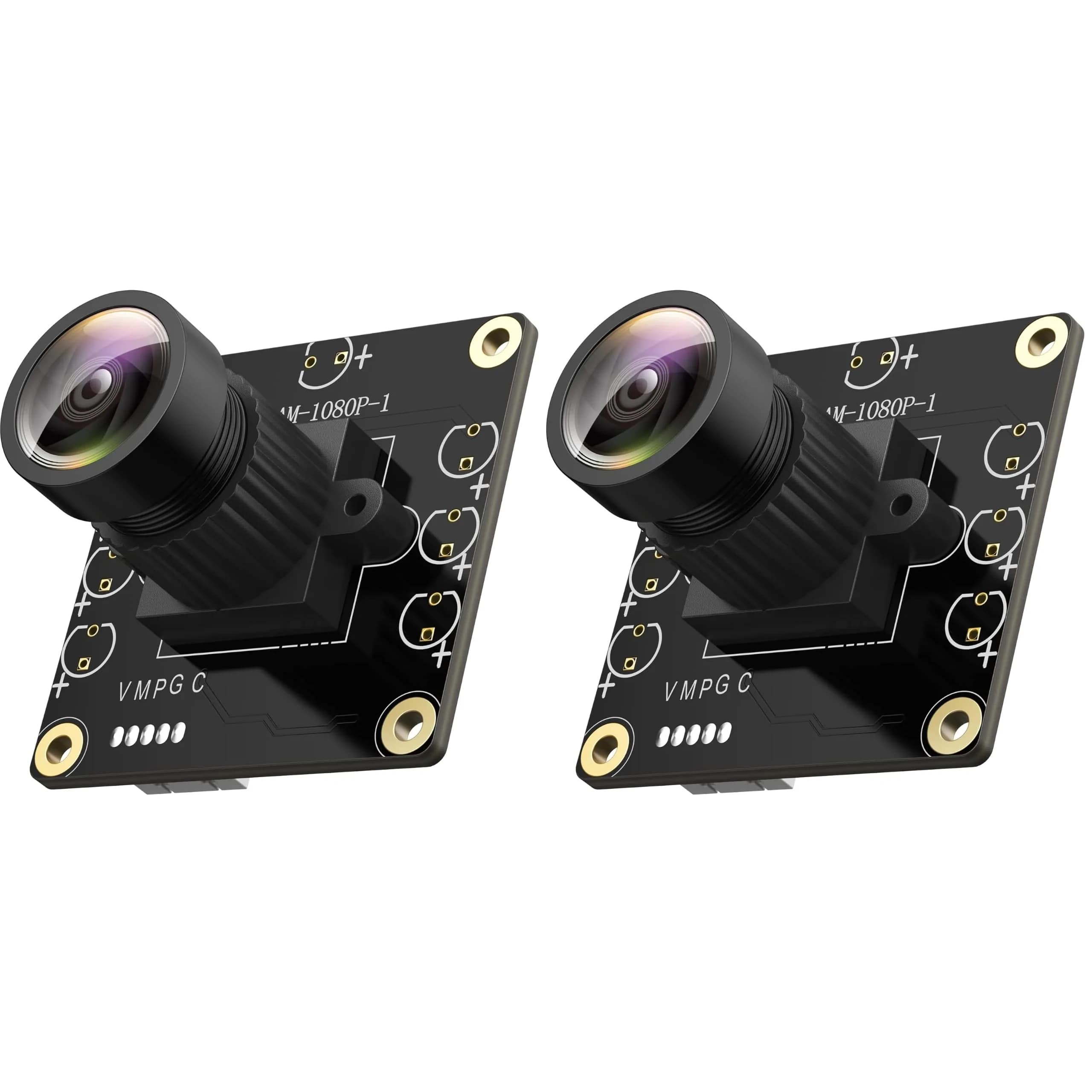 innomaker 1080P USB 2.0 UVC Camera Module 32x32mm | 130° Wide Angle, Plug & Play for SBCs — Black