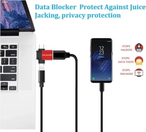 BUISAMG USB C Data Blocker 4-Pack | Protects Against Juice Jacking thumbnail 5