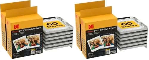 KODAK 4PASS 3x3” Cartridge Refill | 120 Sheets, Waterproof & Fading Resistant thumbnail 1