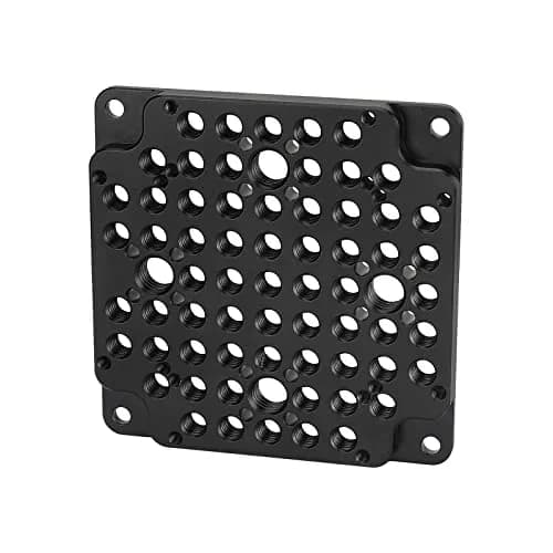 CAMVATE Cheese Mounting Plate Compatible with Standard 75mm VESA Mount (Pack of 2) | Aluminum Support for Camera & Monitor thumbnail 3