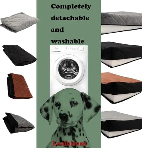 Lealchum Dog Car Seat for Medium/Large Dogs | Washable, Removable & Safe (Large) thumbnail 4