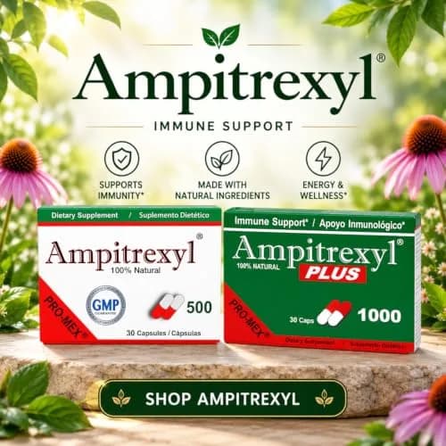 Ampitrexyl Plus Antioxidant Capsules 1000 mg | Immune Support & Wellness thumbnail 5