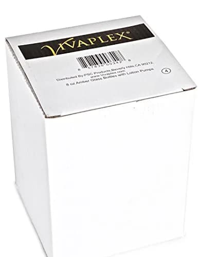 Vivaplex 8oz Amber Glass Bottles with Pump Dispenser | Reusable, Stylish & Leak-Proof thumbnail 2