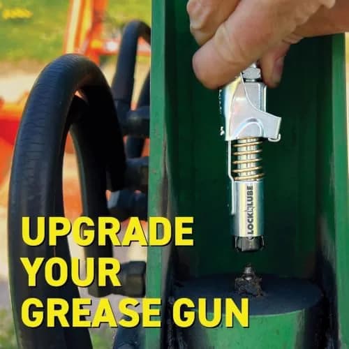 LockNLube Patented Locking Grease Coupler (Pack of 2) | Secure Leak-Free Seal, Rebuildable Design, 10,000 PSI Rated thumbnail 2