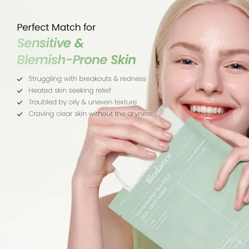 BIODANCE Sea Kelp Deep Mask | Overnight Hydrogel Face Mask for Hydration & Sun Relief thumbnail 2