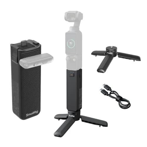 SmallRig Pocket 4P/4/3/Xtra Muse Battery Handle 5000mAh with Mini Tripod, 20W Fast Charge | 10.7cm Length thumbnail 1
