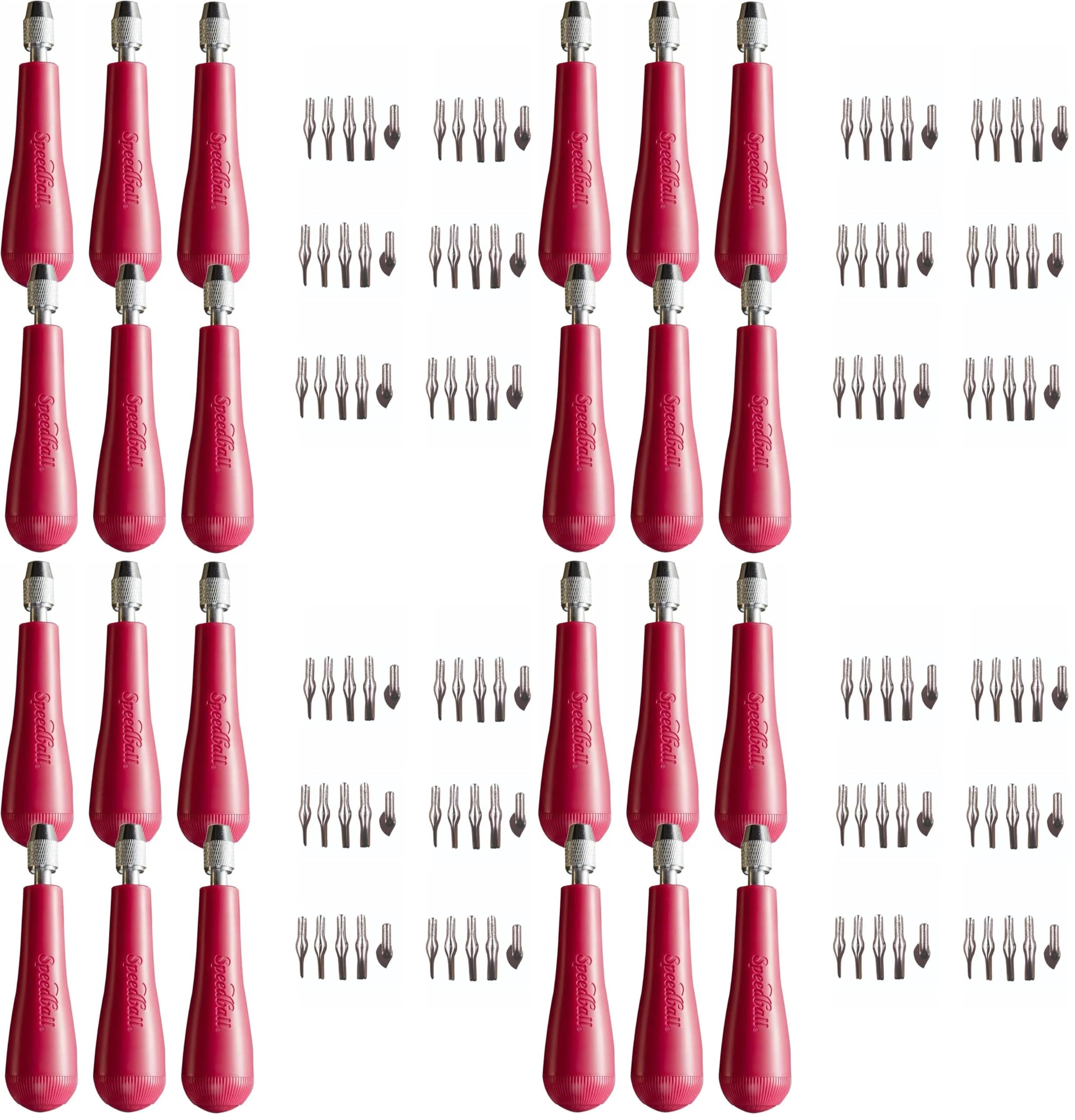 Speedball Linoleum Cutter Kit Assortment #1 (24-Pack) | 2.1 cm (0.875 in) x 8.3 cm (3.25 in) x 12.7 cm (5 in)