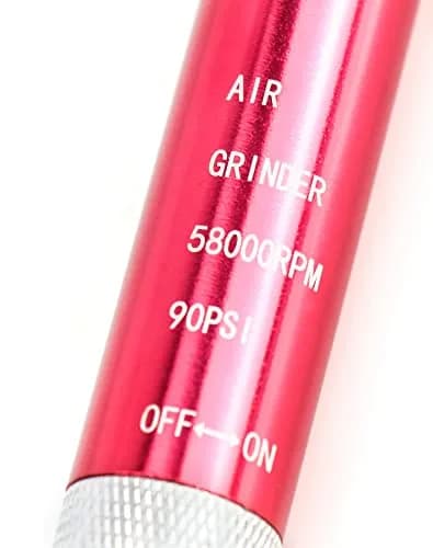 QWORK Air Micro Grinder, 1/8" Mini Pencil Polishing Cutting Tool Pneumatic Die Grinder, 65000 RPM Free Speed (2 Sets, Pack of 5) thumbnail 8
