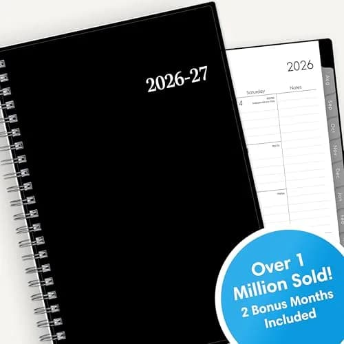 Blue Sky 2026-2027 Weekly and Monthly Academic Planner Calendar, 5" x 8" (12.7cm x 20.3cm) | Professional Planning for Students and Office Workers thumbnail 6