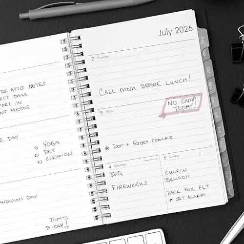 Blue Sky 2026-2027 Weekly and Monthly Academic Planner Calendar, 5" x 8" (12.7cm x 20.3cm) | Professional Planning for Students and Office Workers thumbnail 2