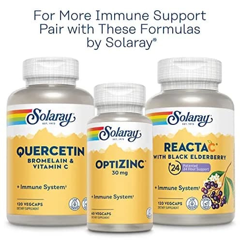 SOLARAY L-Lysine Monolaurin Immune Support Supplement 500 mg Each, 180 VegCaps (Pack of 3) | Immune System Support thumbnail 6