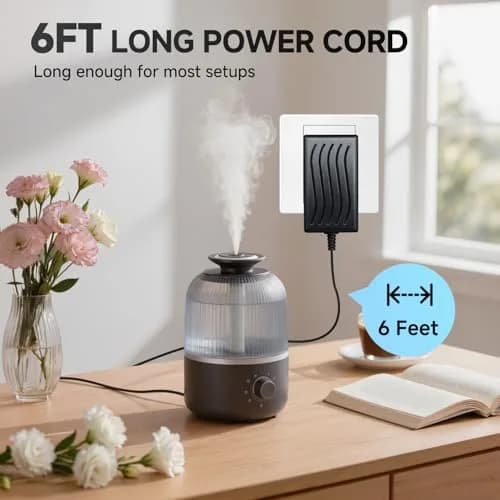 ANLINK 24V Power Supply Adapter 0.5A | UL Listed, 12W, 6ft Cord for Diffusers & Humidifiers thumbnail 3