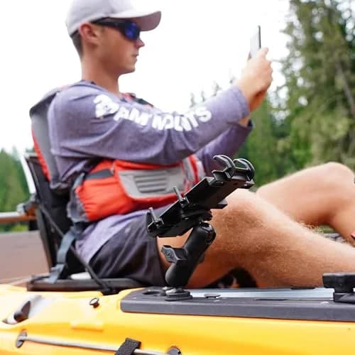 RAM MOUNTS Medium Double Socket Arm for B Size 1″ Ball Mount Components | Marine-Grade Aluminum, 3.73" Length thumbnail 2