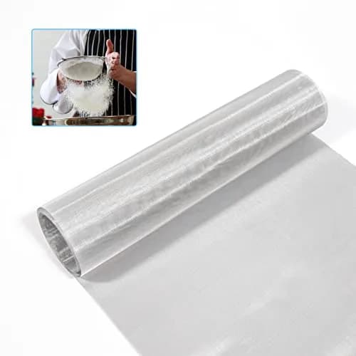 NSKONGDODO 304 Stainless Steel Woven Wire Mesh 60 Mesh 44x120cm | Fine Filtration Screen for Industrial Use thumbnail 1