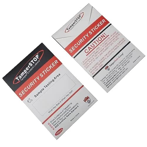 TamperSeals Group Blue Non-Transfer Tamper Evident Security Warranty Void Labels 200 Labels (1"x2" Each) thumbnail 6