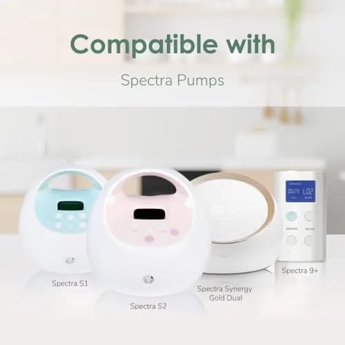 Maymom Pump Parts Compatible with Spectra S1 S2 9 Plus Synergy Gold Incl Duckbill Valve Silicone Membrane Pack of 3 | USA-Sourced Replacement Parts for Breast Pumps thumbnail 3