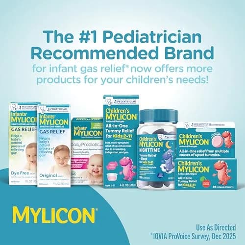 MYLICON Infants Gas Relief Drops for Babies, Dye Free Formula, 1 Fl Oz (Pack of 3) | Gentle Relief for Newborns thumbnail 9