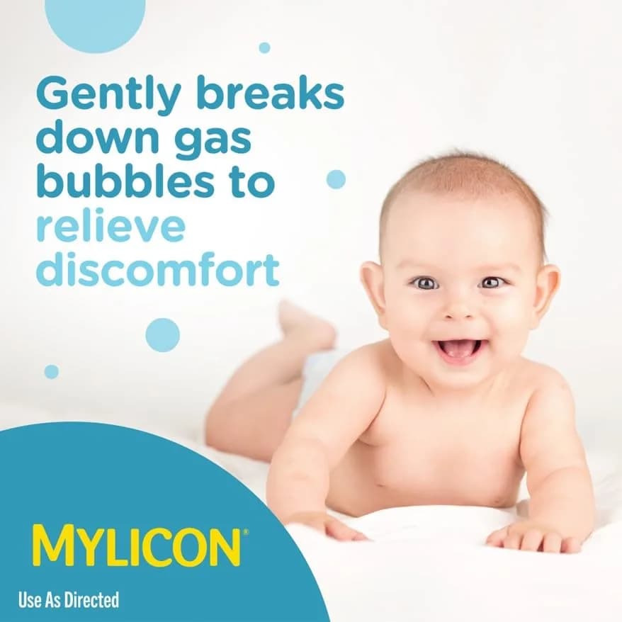 MYLICON Infants Gas Relief Drops for Babies, Dye Free Formula, 1 Fl Oz (Pack of 3) | Gentle Relief for Newborns thumbnail 3