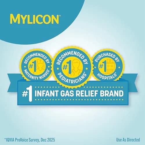 MYLICON Infants Gas Relief Drops for Babies, Dye Free Formula, 1 Fl Oz (Pack of 3) | Gentle Relief for Newborns thumbnail 4