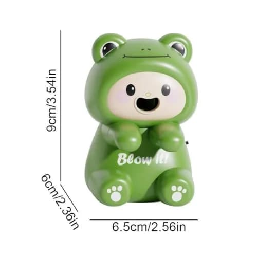 Generic Clip-On Mini Fan for Cup & Bowl, Cute Animal Design, USB-C Rechargeable | 8.5cm (3.35") Cooling Blower thumbnail 6