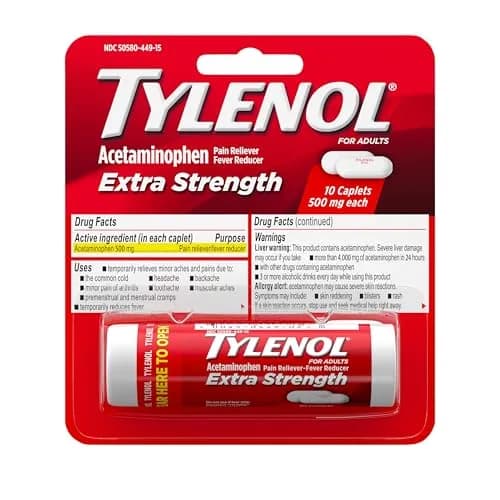 Tylenol Extra Strength & PM Value Pack 200 Count | Acetaminophen 500 mg Pain Reliever & Nighttime Sleep Aid thumbnail 1