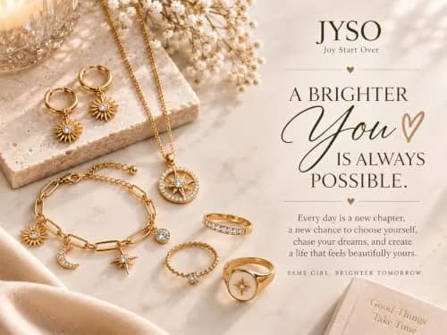 JYSO Mystery Jewelry Jar Bundle 45+ Pieces | Gold Jewelry Set for Women, Rings, Necklaces, Bracelets, Anklets, Waist Chains, Chokers thumbnail 2