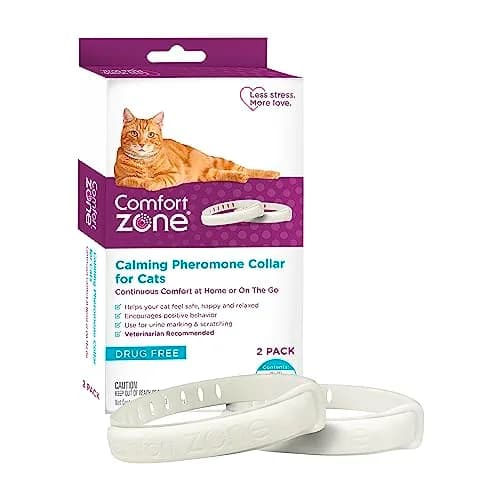 Comfort Zone Cat Calming Collar Savings Pack: 12 Collars | Drug-Free Anxiety Relief for Cats thumbnail 1