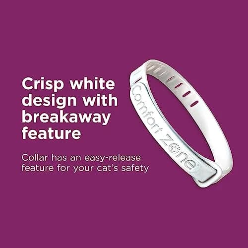 Comfort Zone Cat Calming Collar Savings Pack: 12 Collars | Drug-Free Anxiety Relief for Cats thumbnail 5