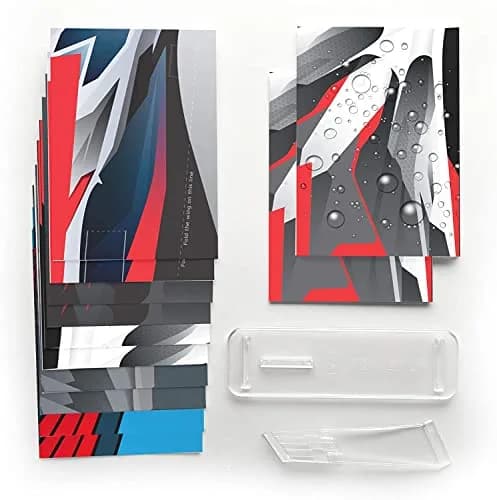 POWERUP Paper Airplane Templates (Pack of 2) | 12 Designs with Waterproof & Tear-Proof DuPont Tyvek Sheets | Includes Display Stand thumbnail 2
