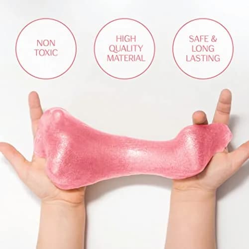 Goody Putty Pink Toy Slime Set | 12 Tins (355ml / 1.1lb) | Non-Toxic, Glow-in-the-Dark, Color-Changing thumbnail 8