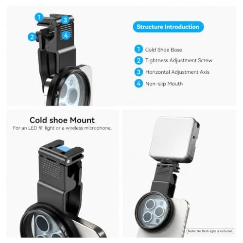APEXEL 58mm CPL Filter for iPhone & DSLR | HD Circular Polarizer for Mobile & Camera thumbnail 5