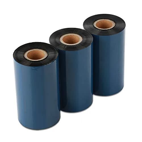 CYTTR Thermal Transfer Ribbon - Premium Resin-Enhanced Wax - 110mm x 300m (4.33" x 984") 1" Core Ink Outside | Pack of 2 Black thumbnail 8