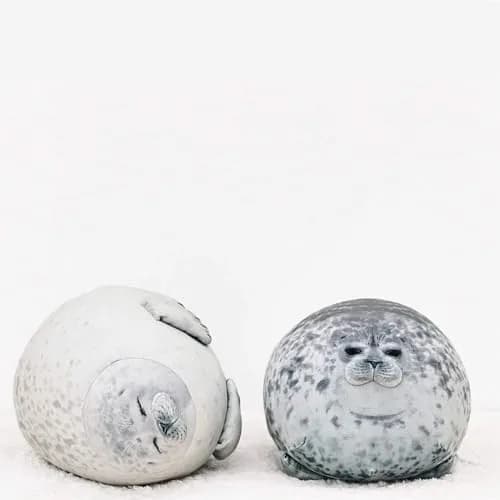 MerryXD Chubby Blob Seal Pillow, Stuffed Cotton Plush Animal Toy, 33 cm (13 in) (Pack of 2) | BPA-Free, ASTM-Tested thumbnail 7