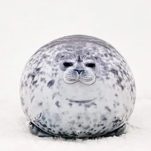 MerryXD Chubby Blob Seal Pillow, Stuffed Cotton Plush Animal Toy, 33 cm (13 in) (Pack of 2) | BPA-Free, ASTM-Tested thumbnail 5