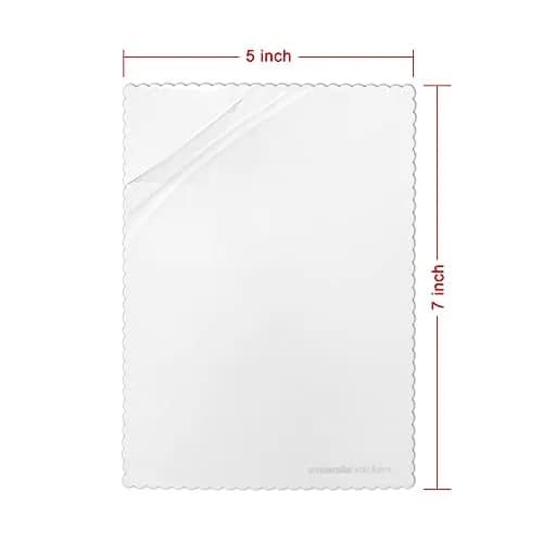SMASMILE Static Cling Windshield Sticker Applicator 10 Pack 5"x7" | Reusable & Residue-Free thumbnail 3