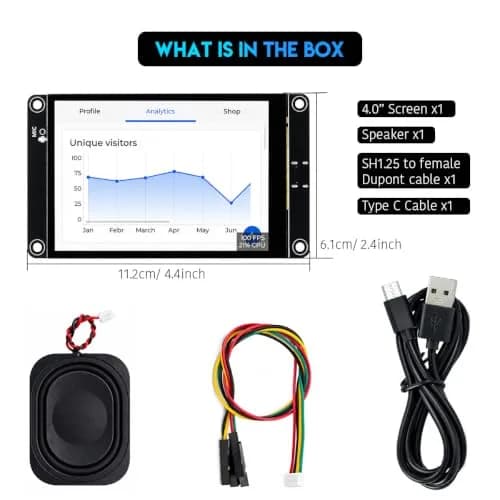 Hosyond ESP32-S3 Touchscreen Module 4.0" 240x320 IPS LCD Capacitive Touch thumbnail 7