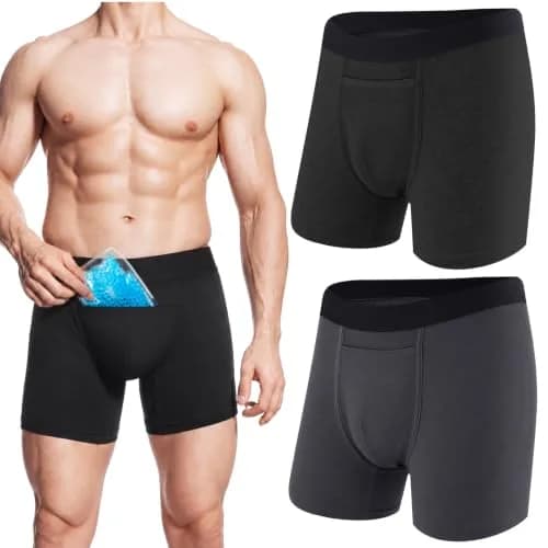 Janmercy Vasectomy Underwear Men Briefs XXL | Support & Recovery Aid thumbnail 1