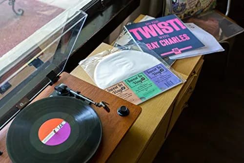 Invest In Vinyl Anti Static Round Bottom LP Inner Sleeves 12" (150 Sleeves Total) | Protects Vinyl from Scratches & Dust thumbnail 3