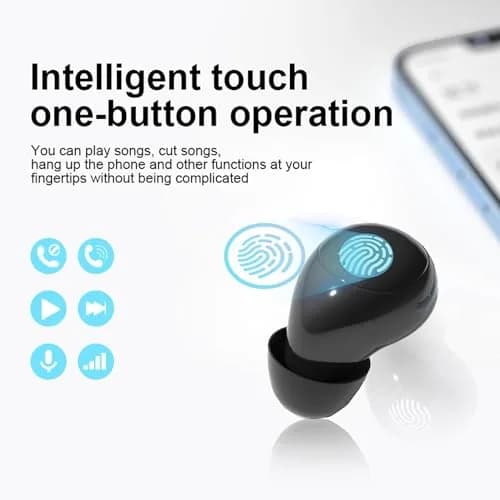YXYKODM Invisible Mini Wireless Bluetooth Earbuds Tiny IPX6 Waterproof Sleep Stereo | HiFi Sound for Work & Study thumbnail 7