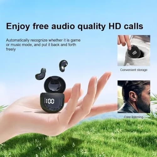 YXYKODM Invisible Mini Wireless Bluetooth Earbuds Tiny IPX6 Waterproof Sleep Stereo | HiFi Sound for Work & Study thumbnail 9