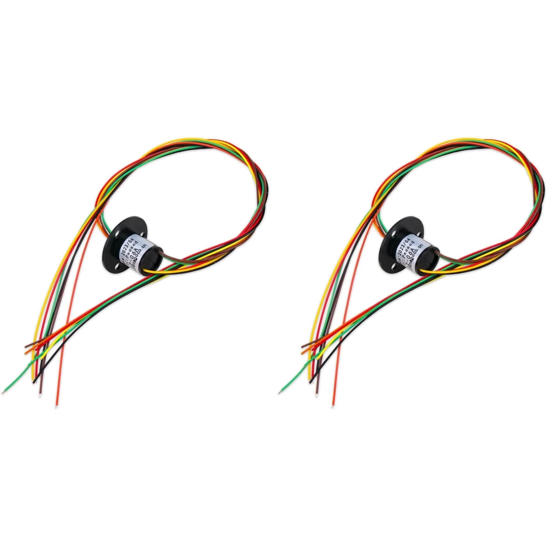 Comidox 6-Circuit Capsule Electrical Slip Ring 12.5mm OD x 15mm L | 2A per Circuit, 300 RPM, 240V AC/DC