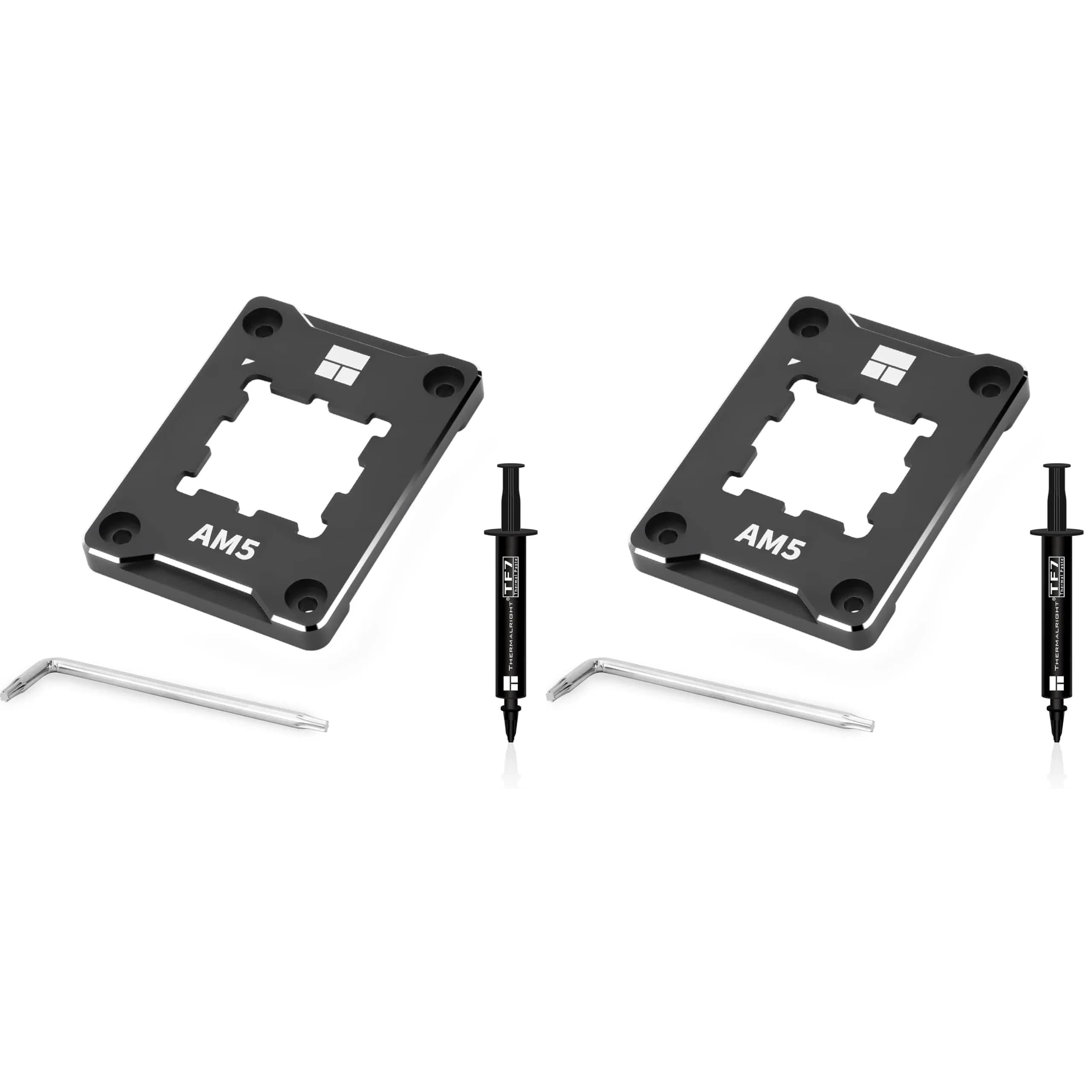 Thermalright ASF-Black AM5 CPU Holder Pack of 2 | Corrective Anti-Bending Fixing Frame — Black