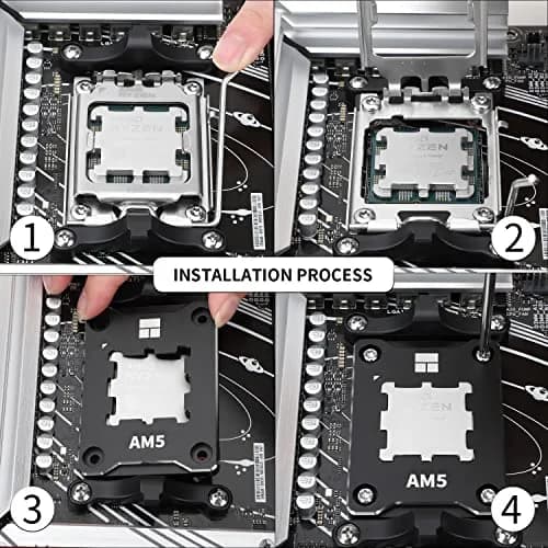 Thermalright ASF-Black AM5 CPU Holder Pack of 2 | Corrective Anti-Bending Fixing Frame thumbnail 6